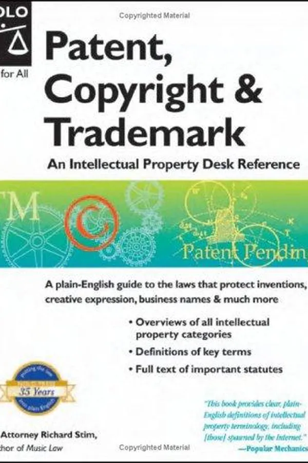 Capa de Patent, copyright & trademark