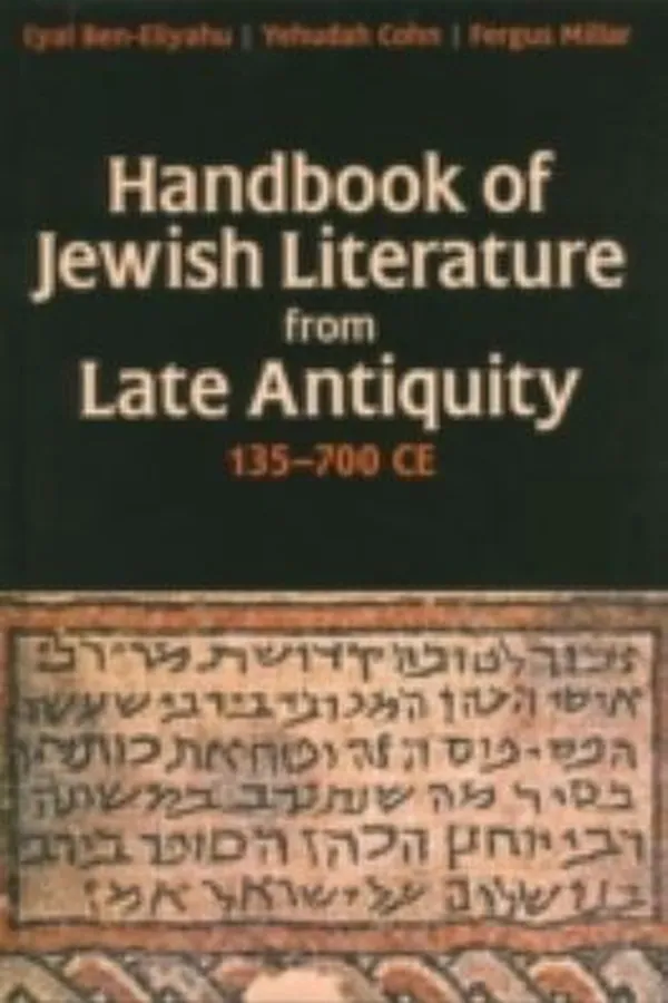 Capa de Handbook Of Jewish Literature From Late Antiquity 135700 Ce