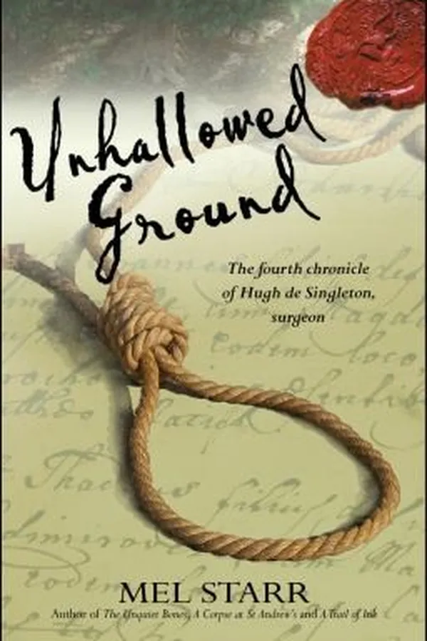 Capa de Unhallowed Ground The Fourth Chronicle Of Hugh De Singleton Surgeon