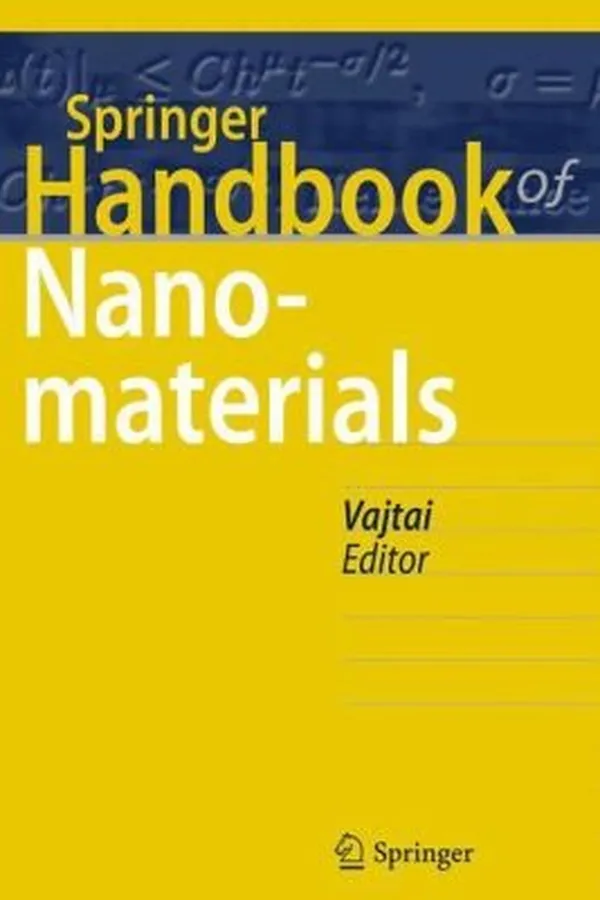 Capa de Springer Handbook Of Nanomaterials