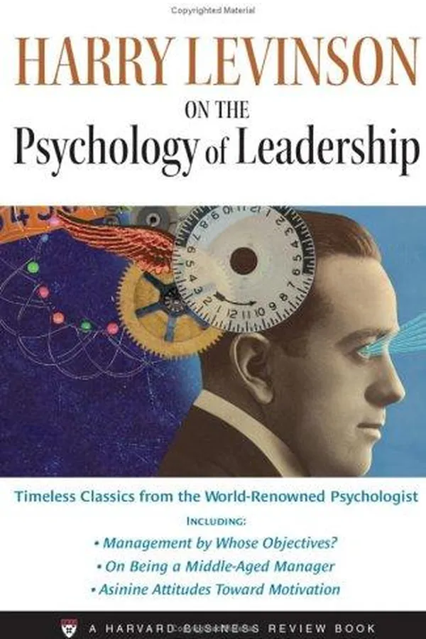 Capa de Harry Levinson on the Psychology of Leadership (Harvard Business Review Facebook)