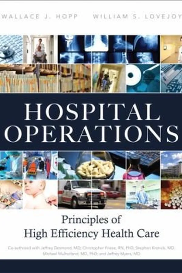Capa de Hospital Operations Principles Of High Efficiency Health Care