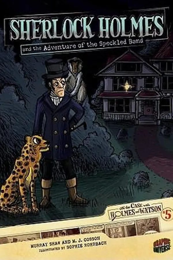 Capa de Sherlock Holmes and the adventure of the speckled band