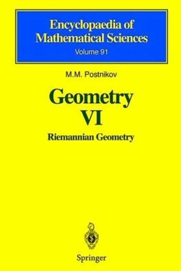 Capa de Geometry Vi Riemannian Geometry