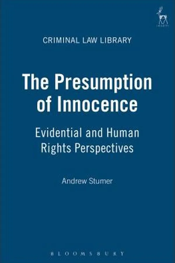 Capa de Presumption Of Innocence Evidential And Human Rights Perspectives