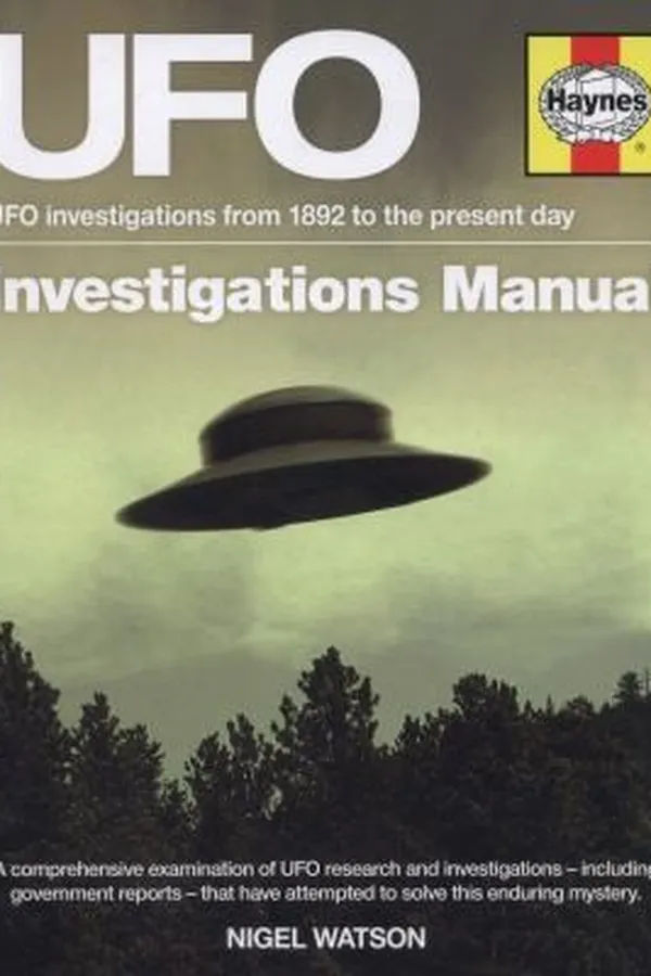 Capa de UFO Investigations Manual