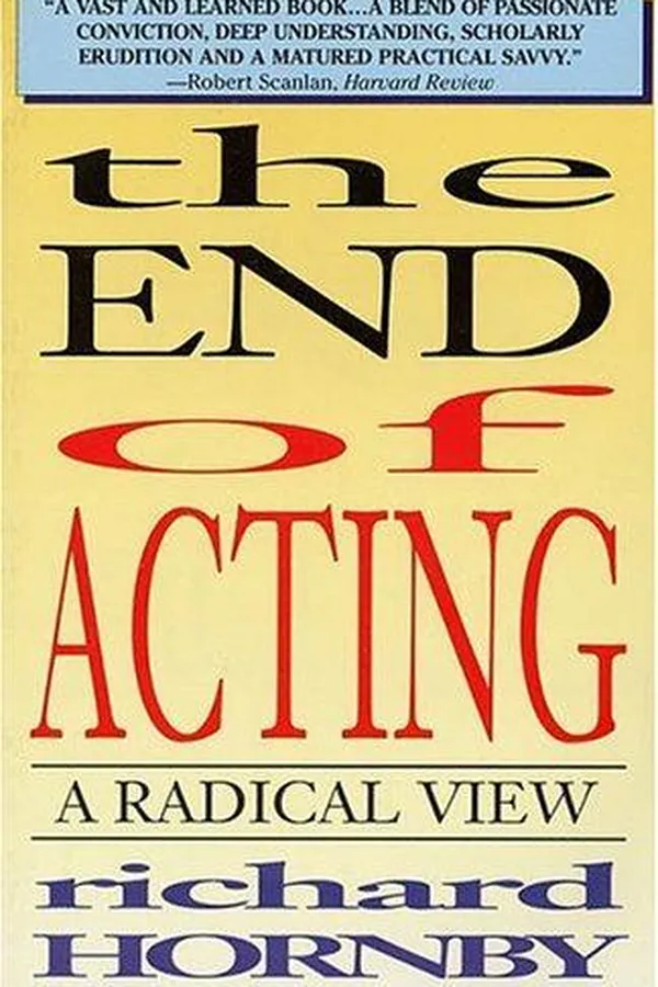 Capa de The end of acting