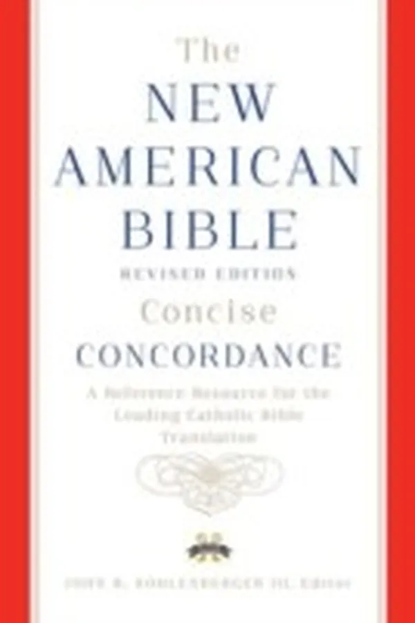 Capa de New American Bible revised edition concise concordance