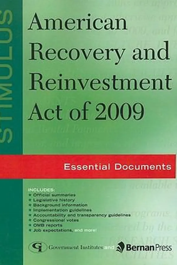 Capa de Stimulus American Recovery and Reinvestment Act of 2009
            
                Stimulus American Recovery and Reinvestment Act of 2009
