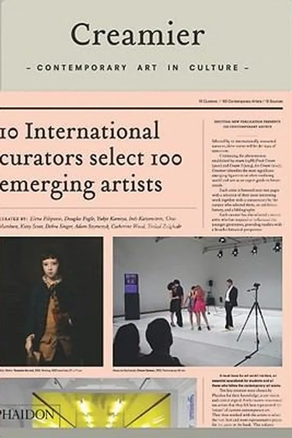 Capa de Creamier Contemporary Art In Culture 10 Curators 100 Contemporary Artists 10 Sources