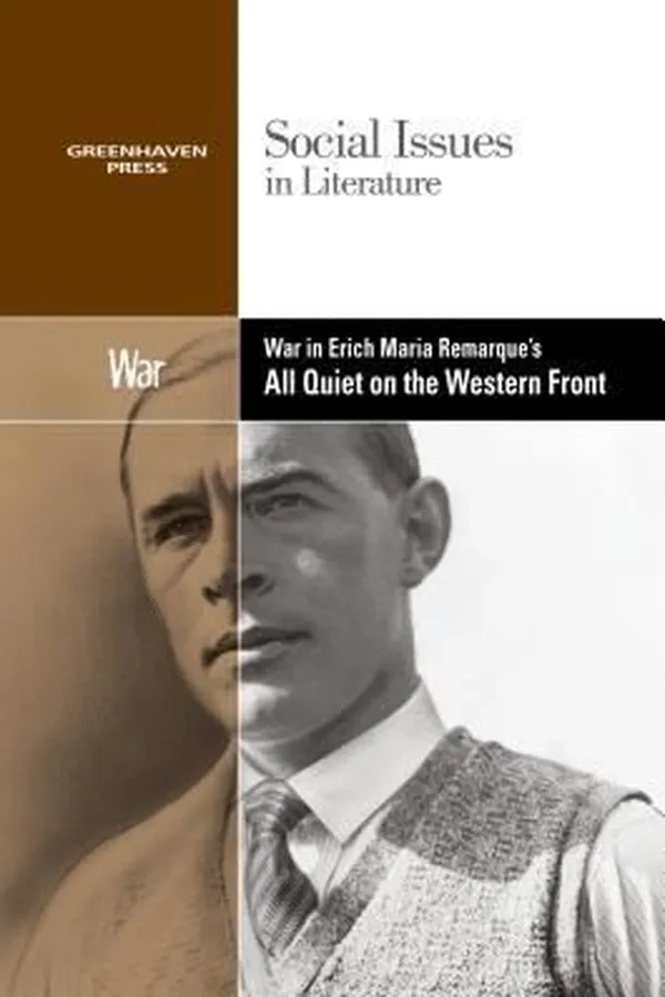 Capa de War In Erich Maria Remarques All Quiet On The Western Front