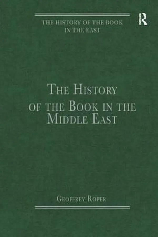 Capa de The History Of The Book In The Middle East