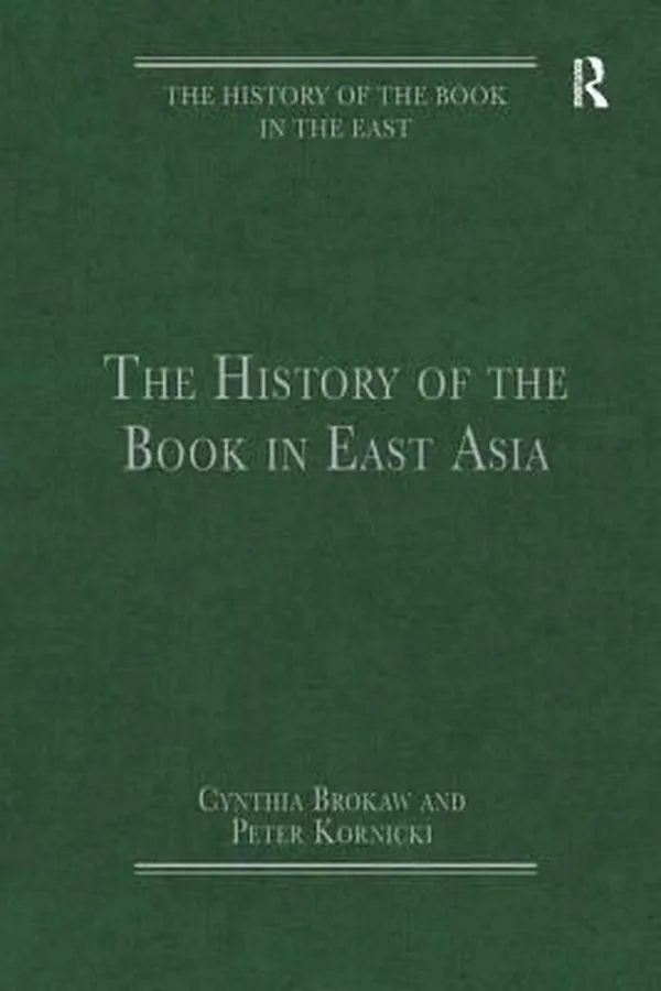 Capa de The History of the Book in East Asia