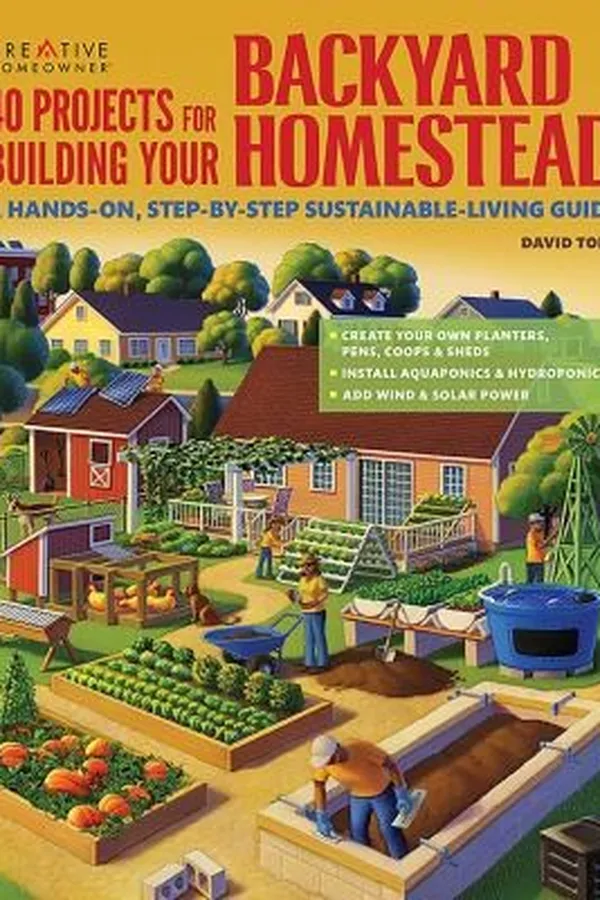 Capa de 40 Projects For Building Your Backyard Homestead A Handson Stepbystep Sustainableliving Guide