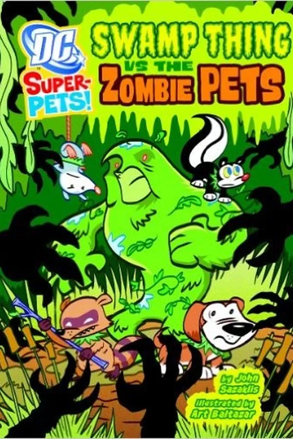 Capa de Swamp Thing vs the zombie pets