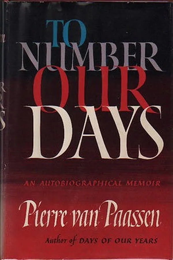 Capa de To number our days