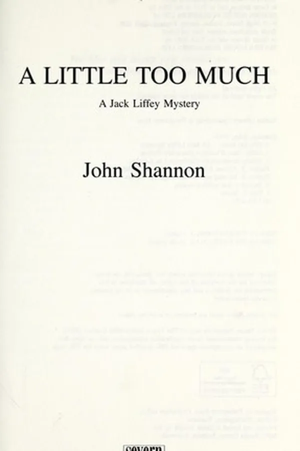 Capa de A little too much
