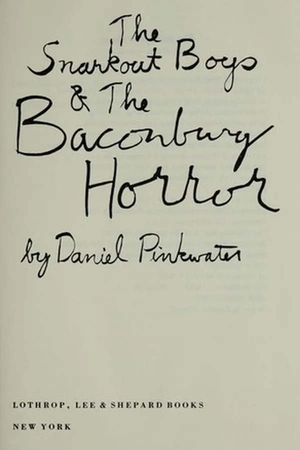 Capa de The Snarkout Boys and the Baconburg Horror