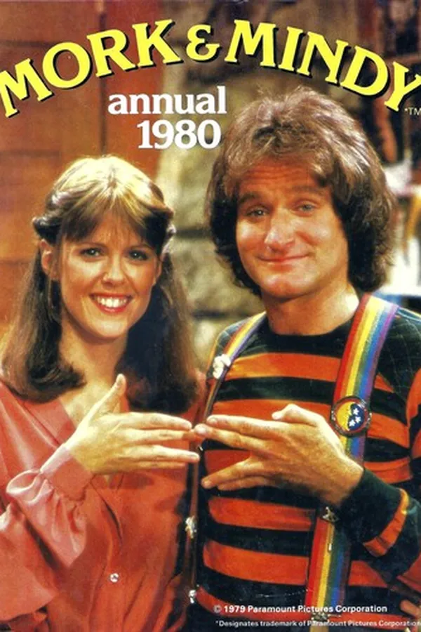 Capa de Mork & Mindy annual 1980