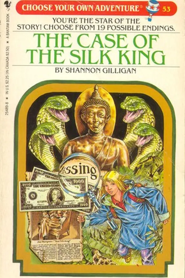 Capa de Choose Your Own Adventure - The Case of the Silk King