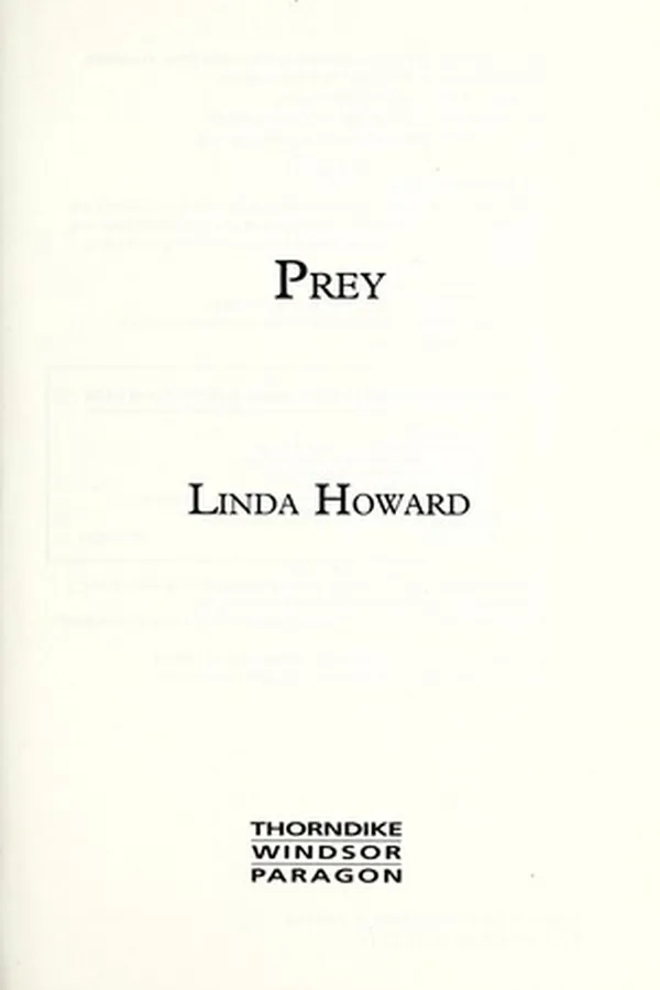 Capa de Prey