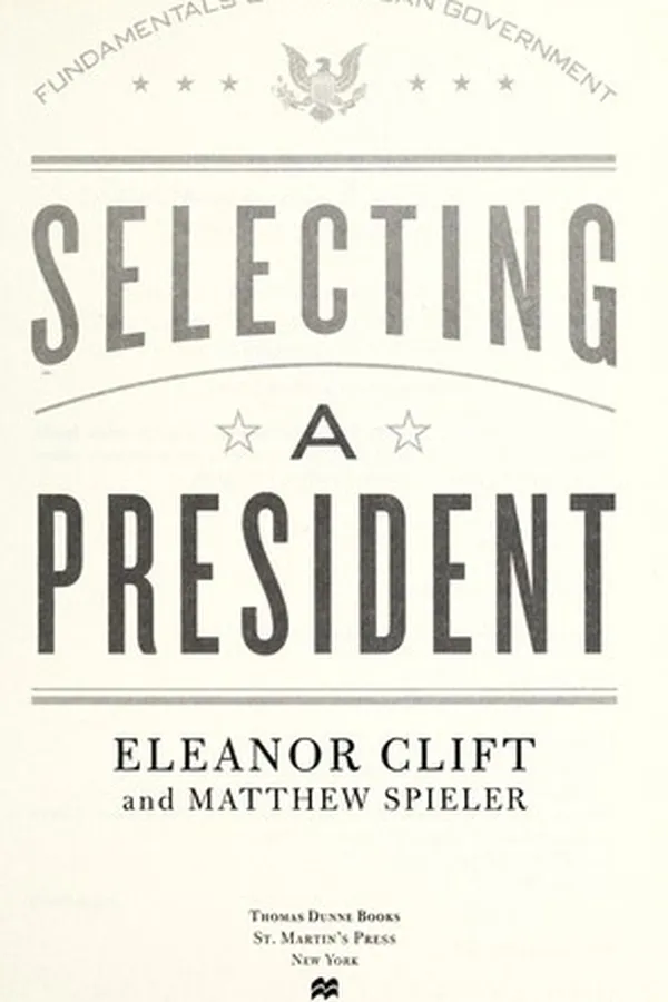 Capa de Selecting a president