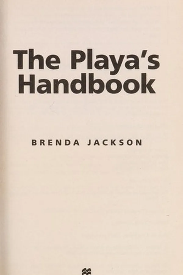 Cover of The playa's handbook