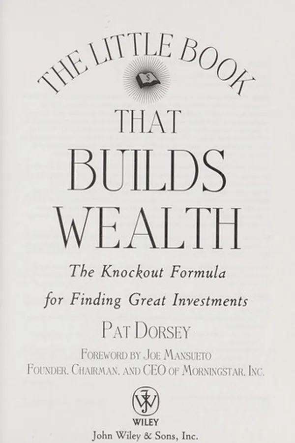 Capa de The little book that builds wealth