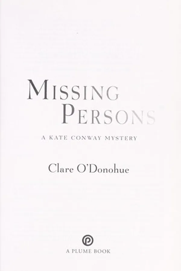 Cover of Missing persons