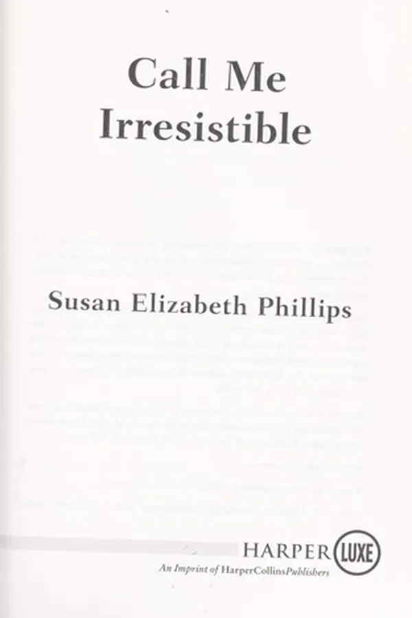 Capa de Call me irresistible