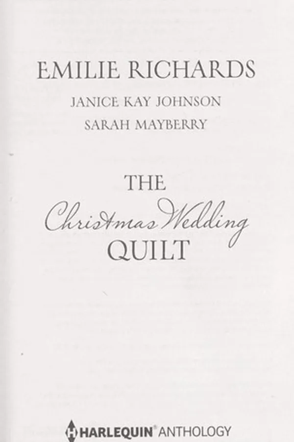 Cover of The Christmas wedding quilt