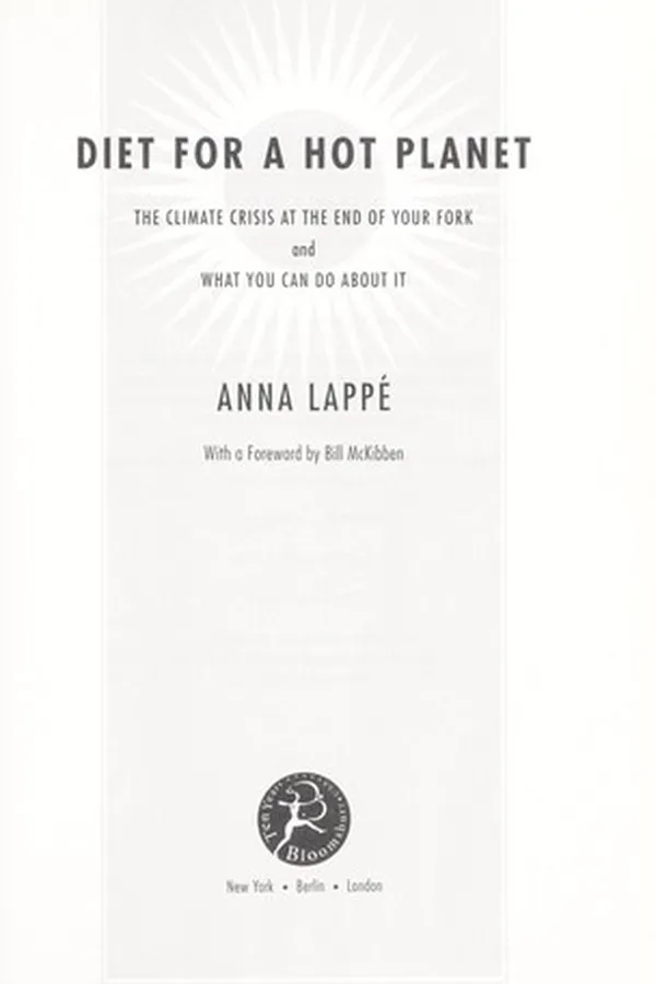 Capa de Diet for a hot planet