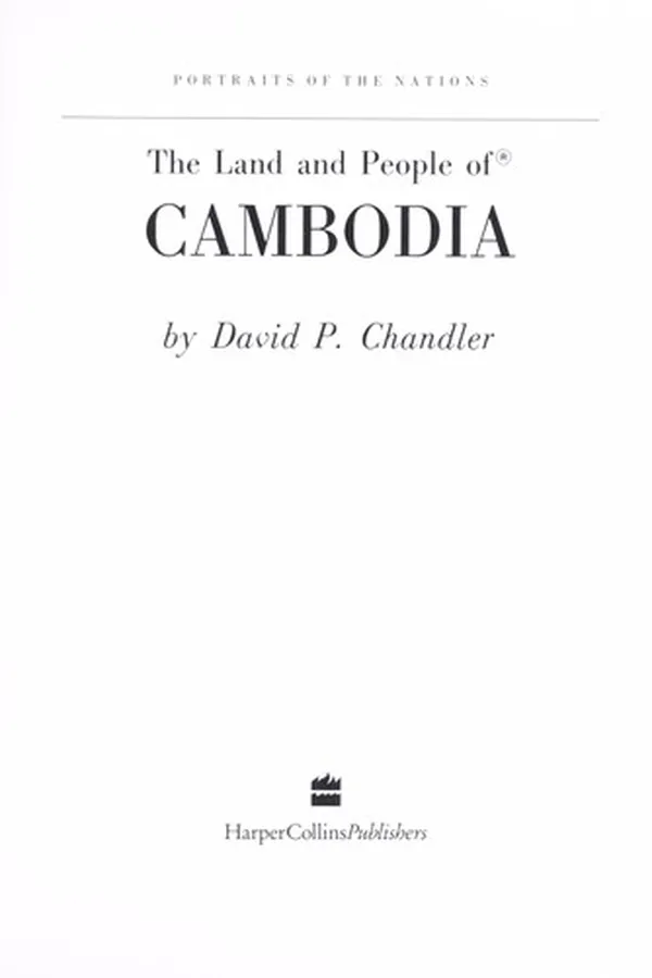 Capa de The land and people of Cambodia