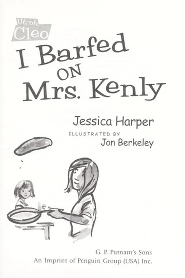 Capa de I barfed on Mrs. Kenly