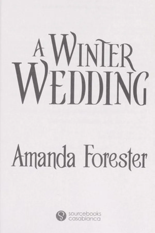 Capa de A winter wedding