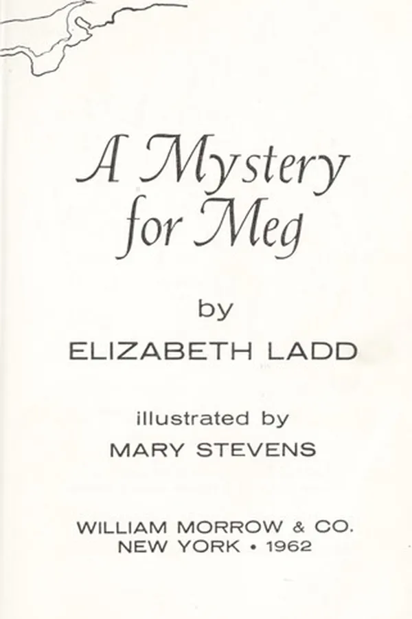 Capa de A mystery for Meg