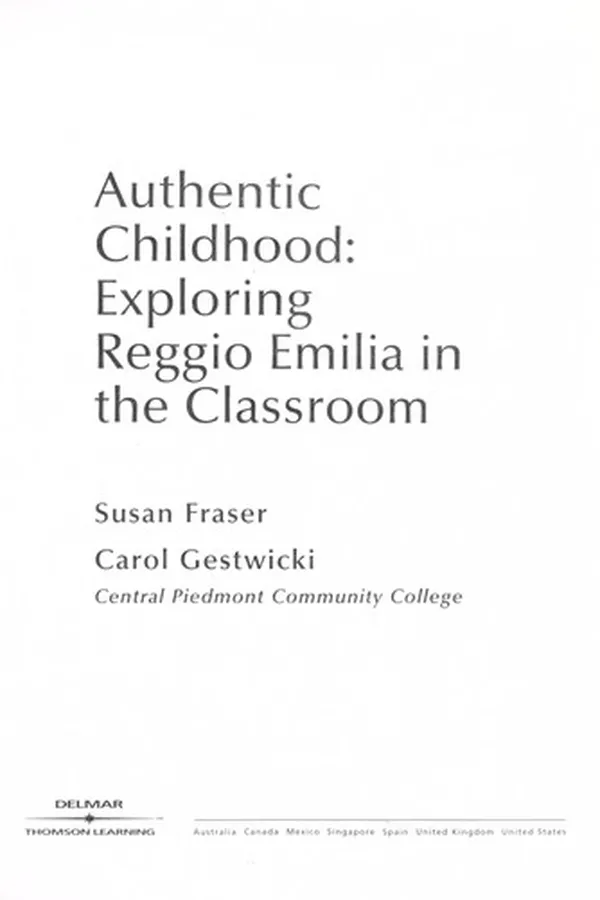 Capa de Authentic childhood