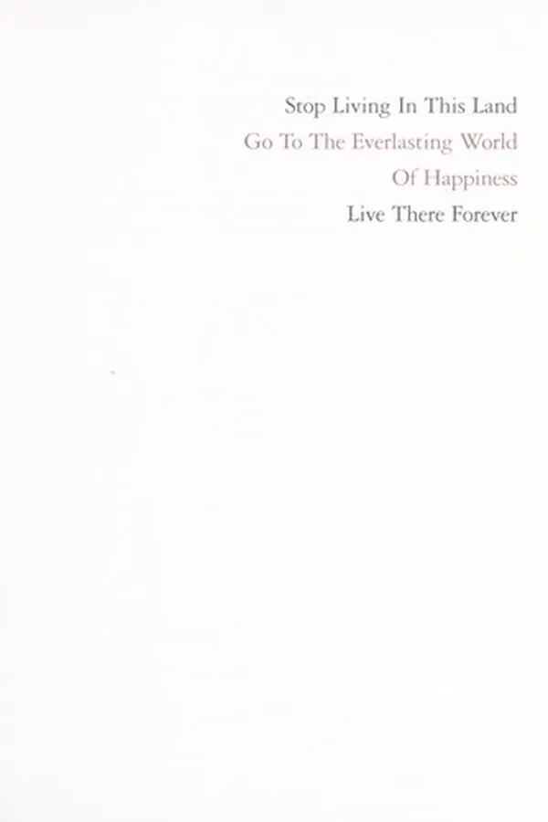 Capa de Stop living in this land