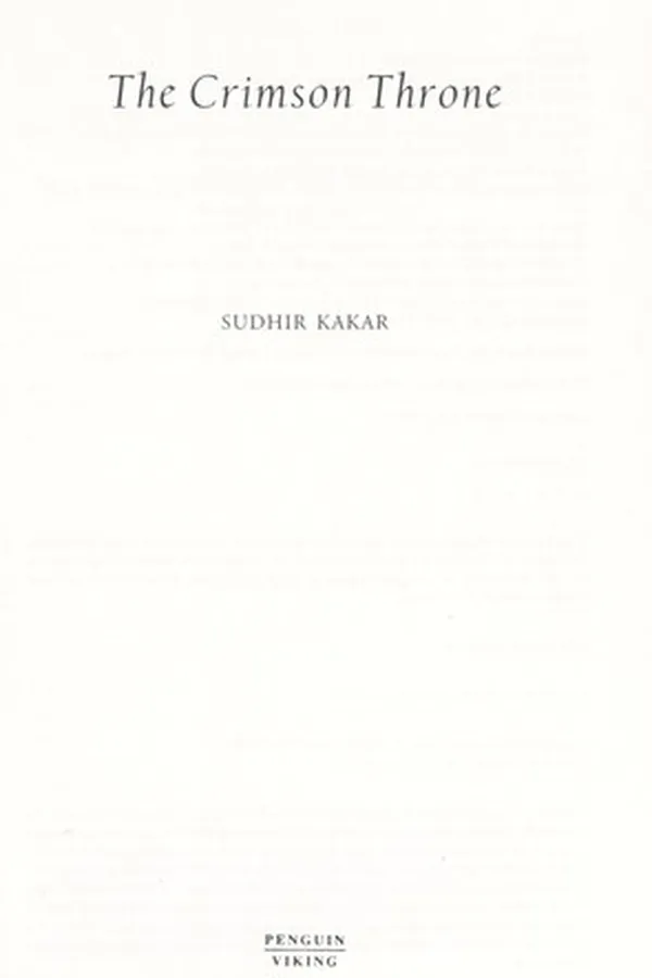 Capa de The crimson throne