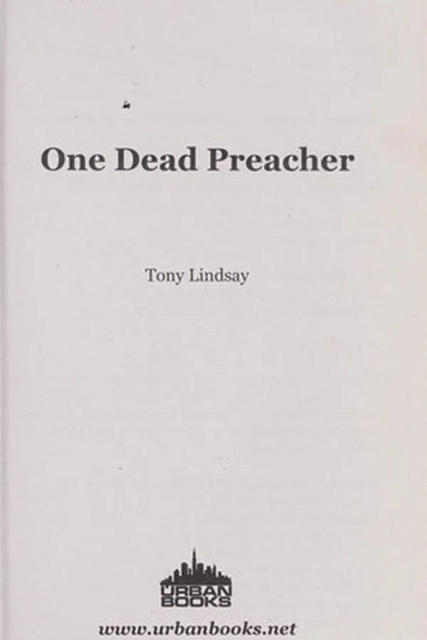 Cover of One dead preacher