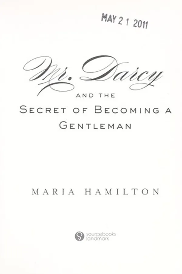Capa de Mr. Darcy and the secret of becoming a gentleman