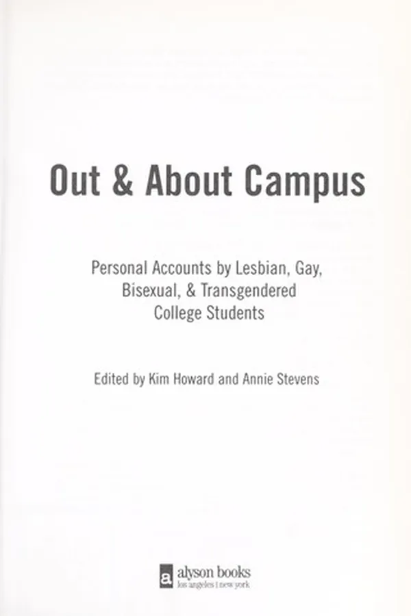 Capa de Out & about campus