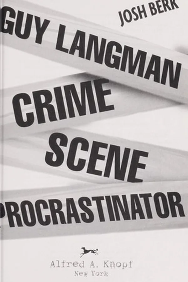 Capa de Guy Langman, crime scene procrastinator