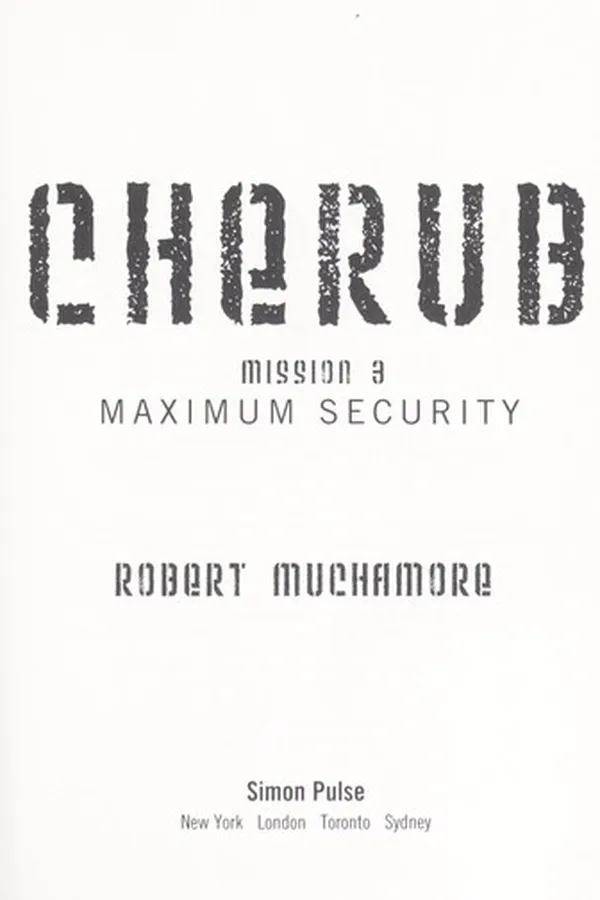 Capa de Maximum security
