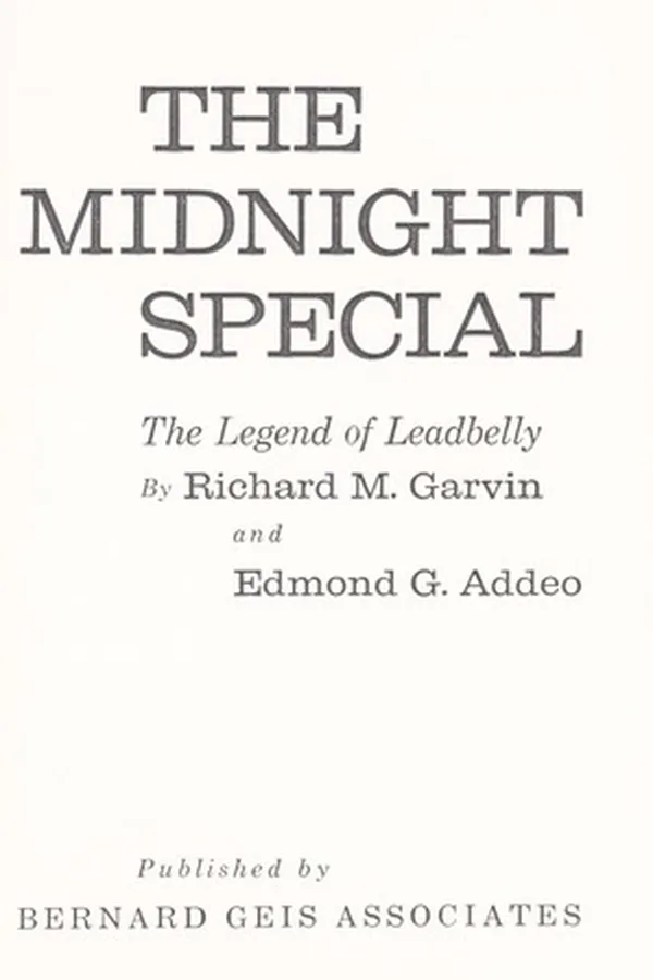 Capa de The midnight special: the legend of Leadbelly