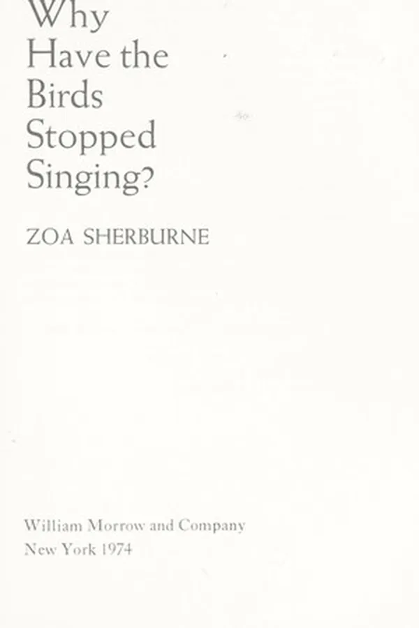 Capa de Why have the birds stopped singing?