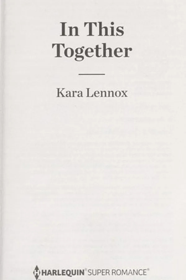 Capa de In this together