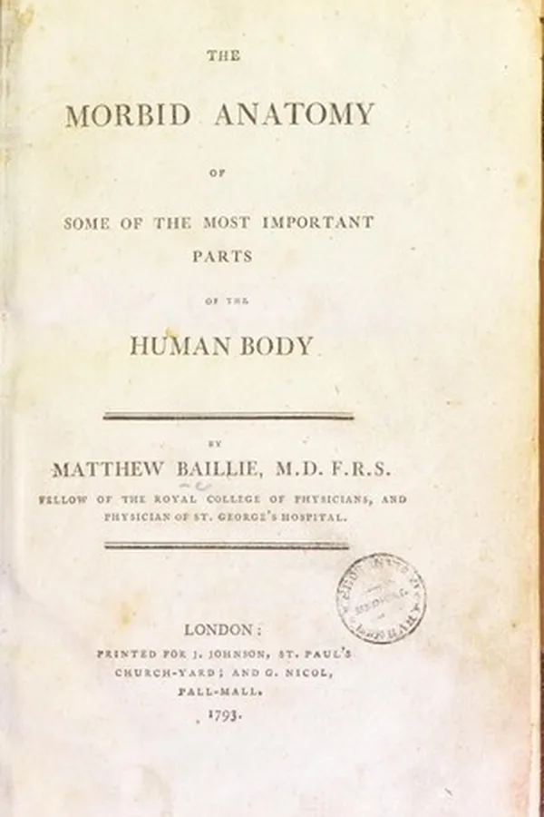Capa de The morbid anatomy of some of the most important parts of the human body