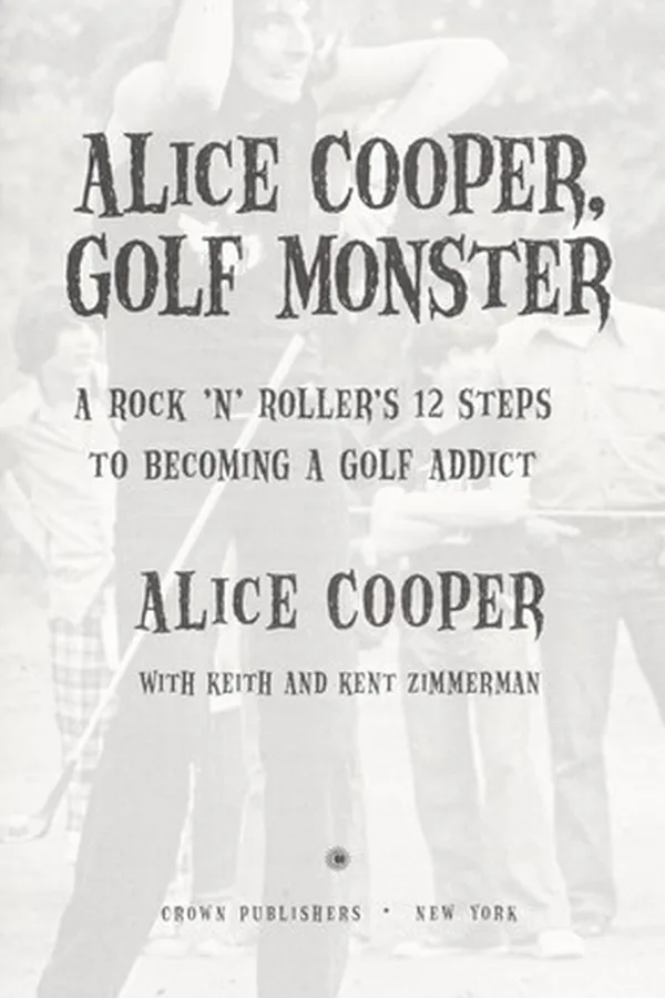 Capa de Alice Cooper, golf monster