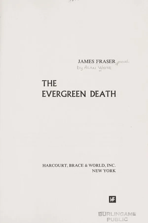 Capa de The evergreen death